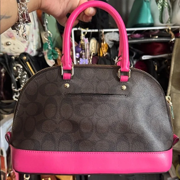 Coach Mini Sierra Satchel in signature canvas - Picture 2 of 16